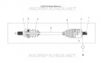 TREN, DRIVE SHAFT, FRONT