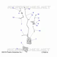 SISTEMA DE COMBUSTIBLE, TANK, EVAP -R23T6A99B1 T6E99BD/BM/B9 (C700914)