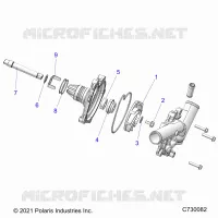MOTOR, WATERPUMP ASSEMBLY- R23RRE99PJ/RRS99PK (C730082)