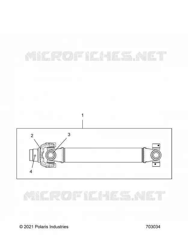 TREN, PROP SHAFT,REAR