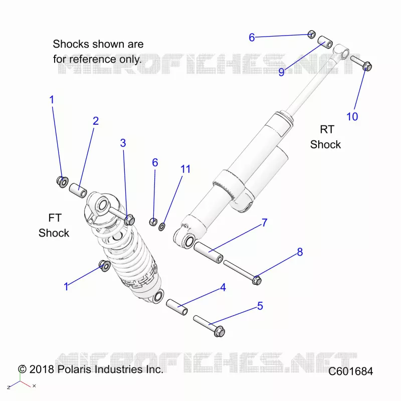 SUSPENSION, MONTAJE DE DESCARGA, REAR SUSP.