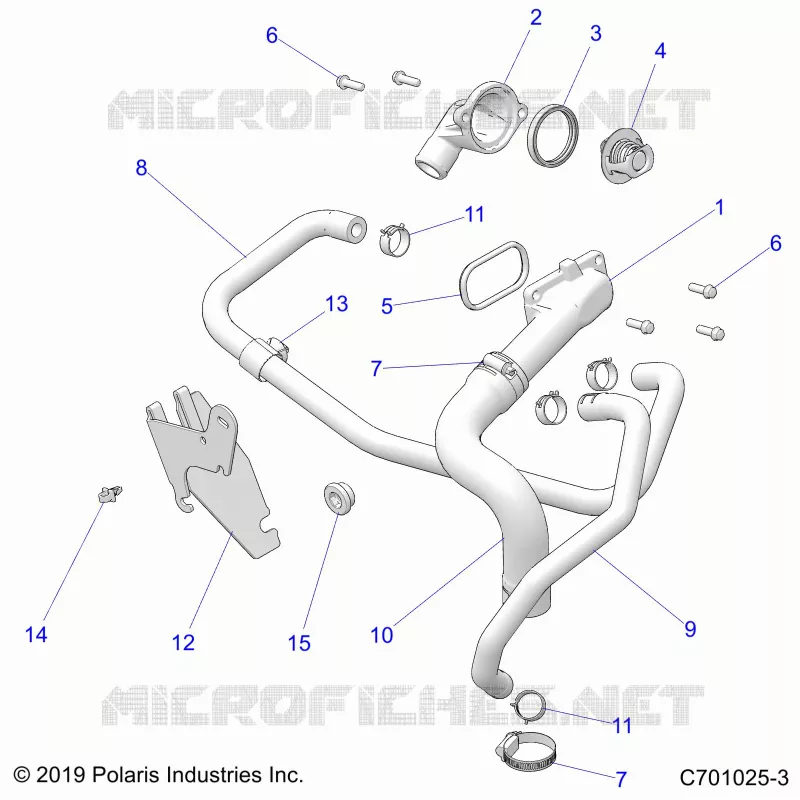 ENFRIAMIENTO, THERMOSTAT AND BYPASS