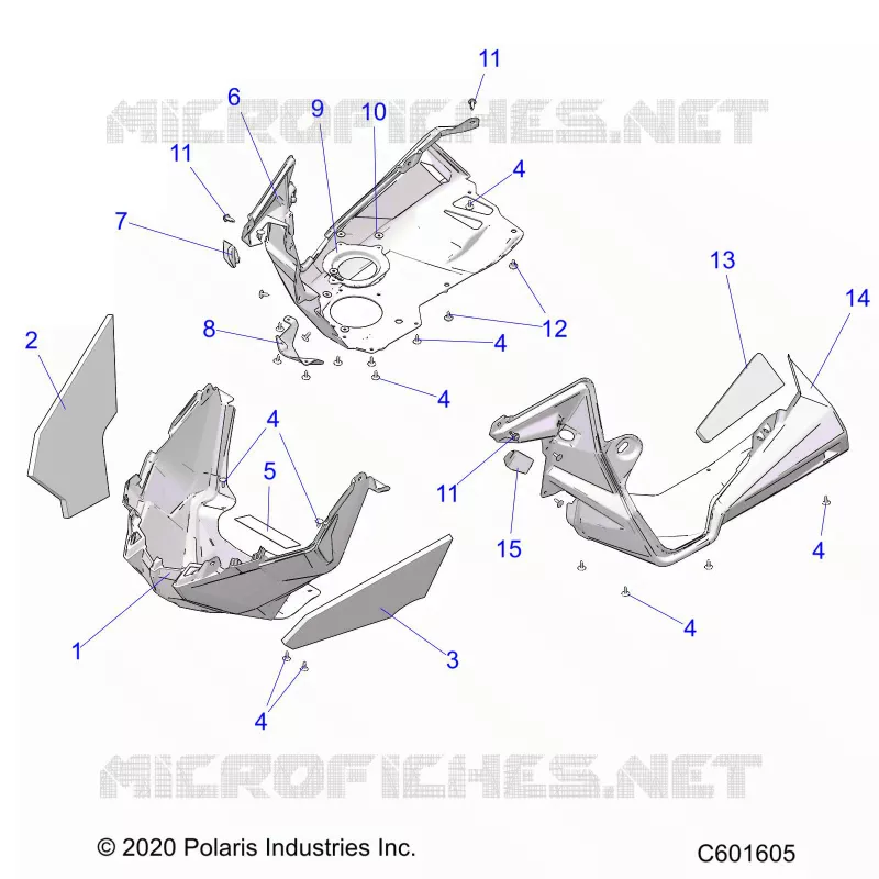 NOSEPAN ASM./FENDERS