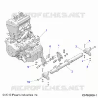 MOTOR, MOUNTING & LONG BLOCK