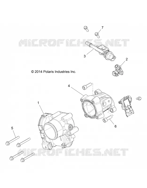 CUERPO DE MARIPOSA AND FUEL RAIL