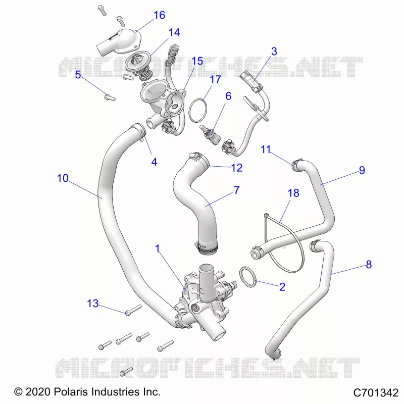 MOTOR, WATERPUMP AND BYPASS