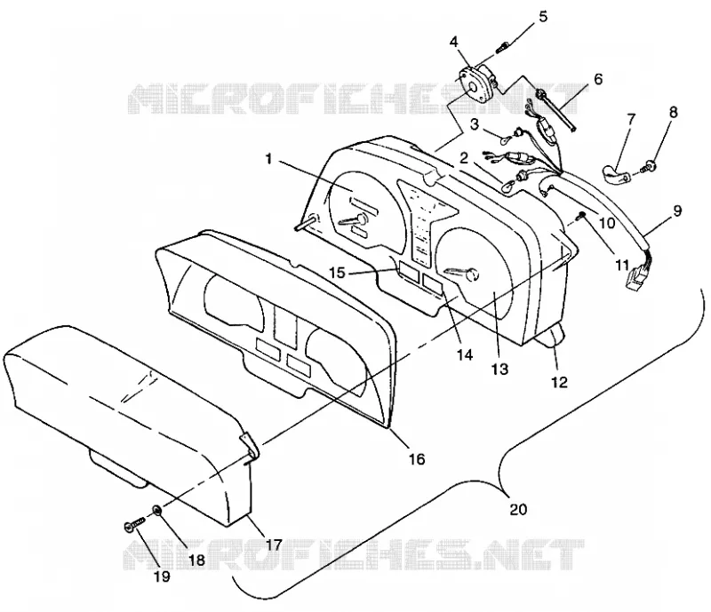 INSTRUMENTOS 600 XCR 0975677, 600 XCR SE H975677 and EUROPEAN 600 XCR SE E97 (4937963796A014)