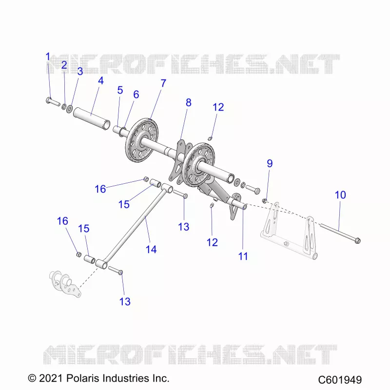 SUSPENSION, TRASERO ARM PAR