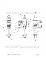 SUSPENSION, CHOQUE FRONTAL TRACK, VELOCITY