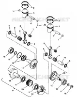 PISTÓN Y CIGÜEÑAL CLASSIC E942865 AND  CLASSIC TOURING E942875 (49274027400042)