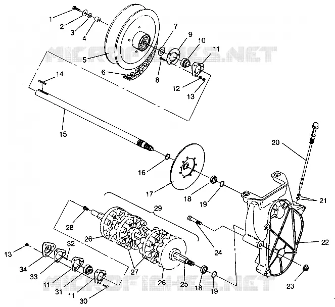 TREN ASSEMBLY XLT 0940767, XLT SP 0940667   XLT SKS 0940567 (4925022502018A)