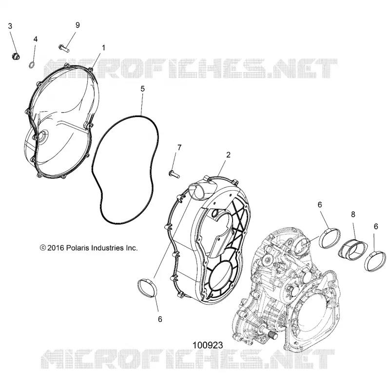 BODY, EMBRAGUE COVER AND BOOTS