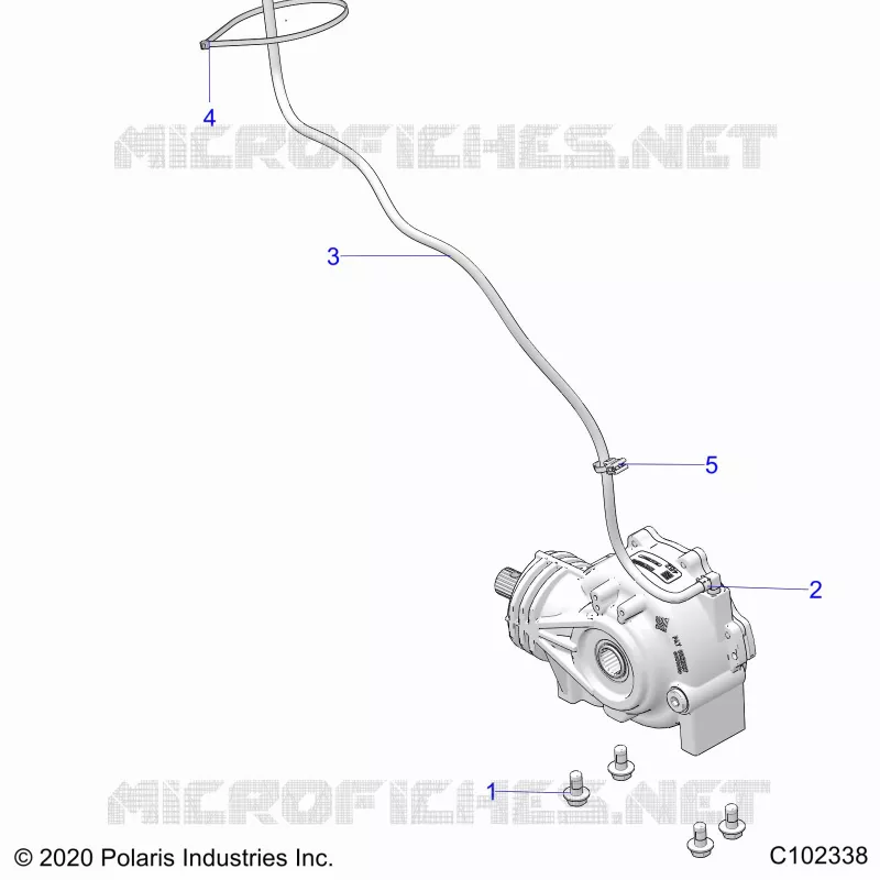 TREN, GEARCASE MOUNTING, FRONT