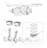 ENGINE, CIGUEÑAL AND PISTON