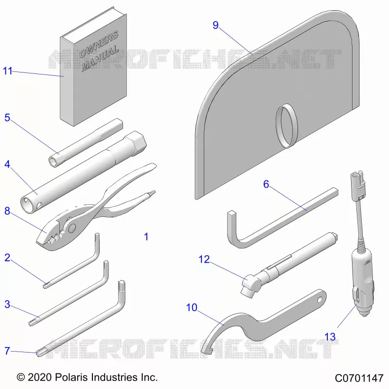 REFERENCE, EL MANUAL DEL PROPIETARIO AND TOOL KIT