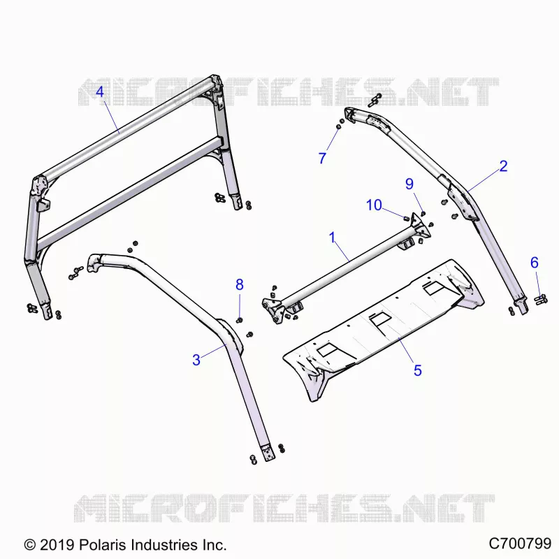 CHASSIS, CAB BASTIDOR