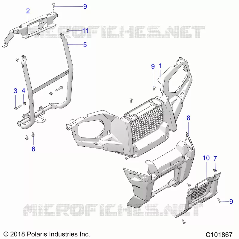 PARACHOQUES DELANTERO AND MOUNTING