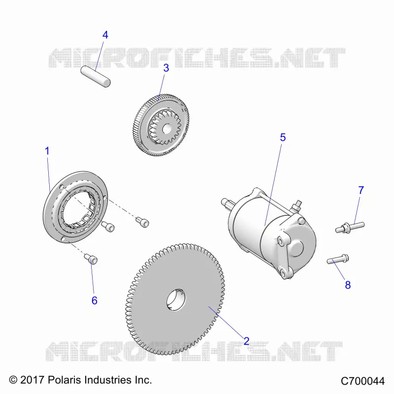 MOTOR DE ARRANQUE AND DRIVE