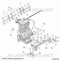ENGINE, TRANSMISIÃ“N MOUNTING & LONG BLOCK