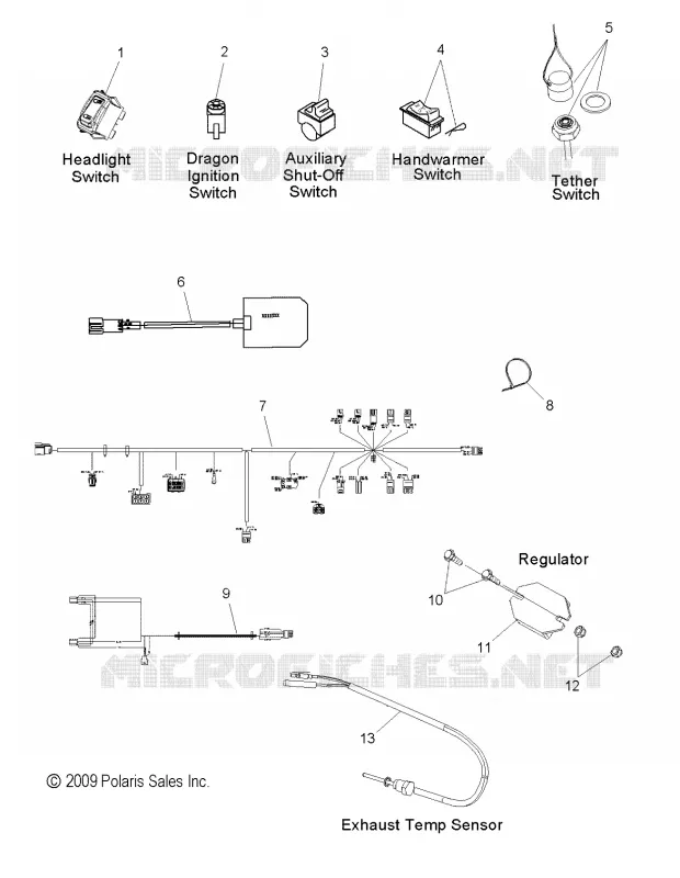 INTERRUPTORES and COMPONENTS