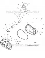 DRIVE TRAIN, TAPA DEL EMBRAGUE AND DUCTING