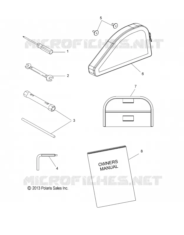 KIT DE HERRAMIENTA and EL MANUAL DEL PROPIETARIO