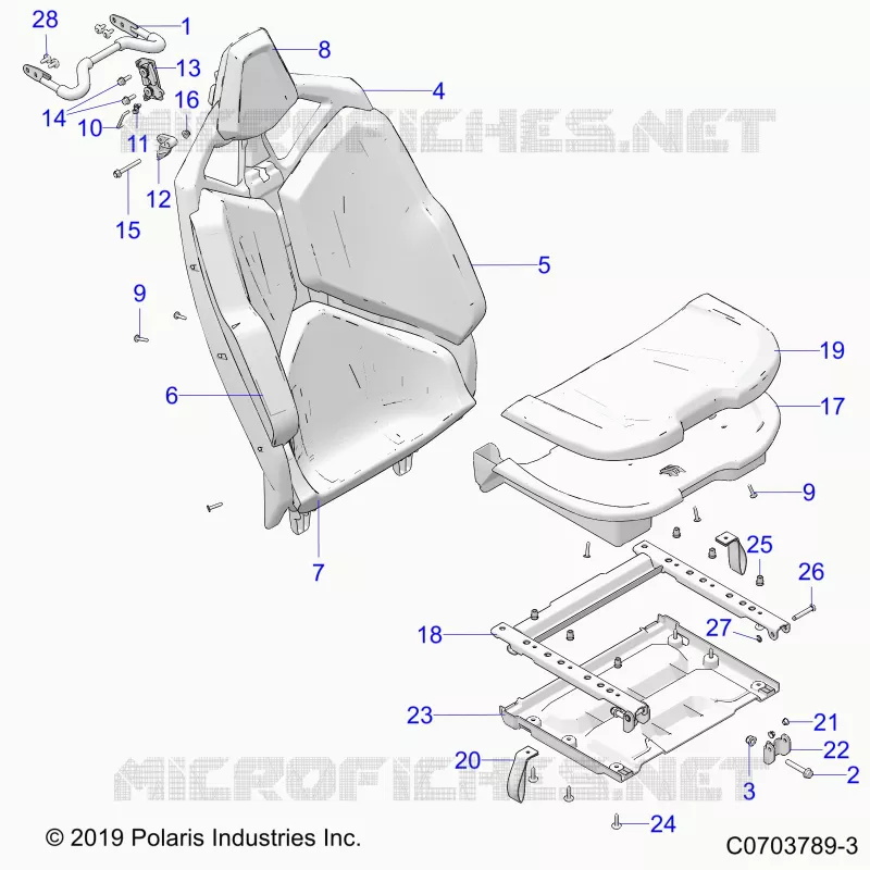 ASIENTO ASM.,REAR