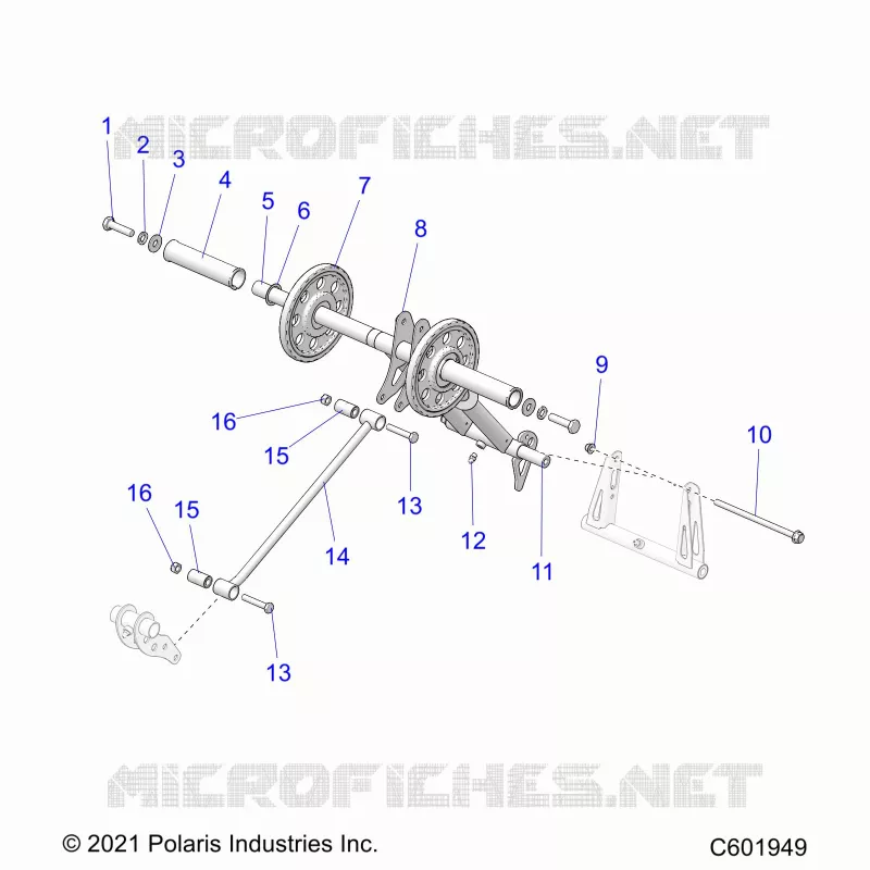 SUSPENSION, TRASERO ARM PAR