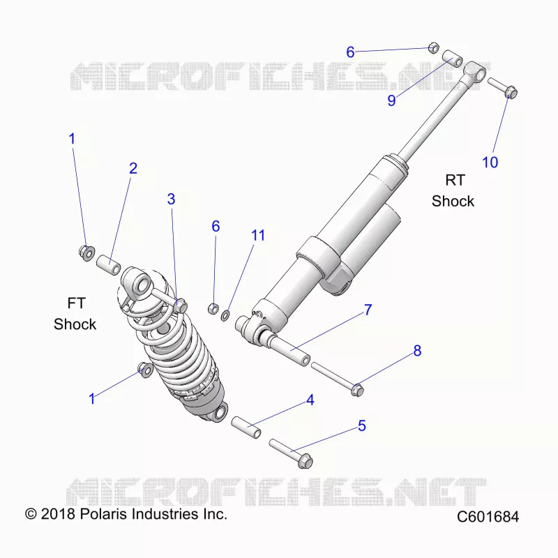 SUSPENSION, MONTAJE DE DESCARGA, REAR SUSP.