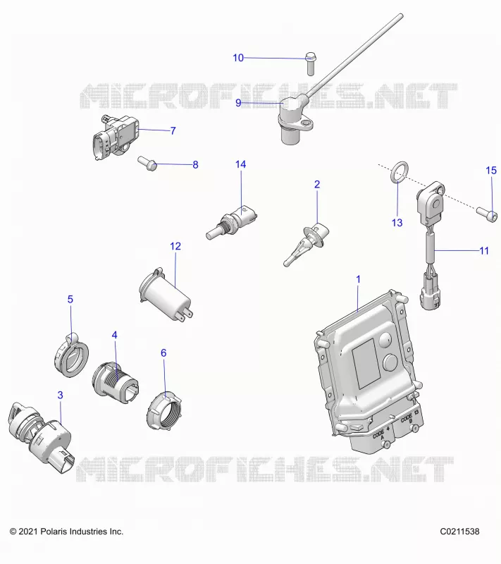 ELECTRICA, SWITCHES, SENSORS, ECU AND CONTROL MODULES