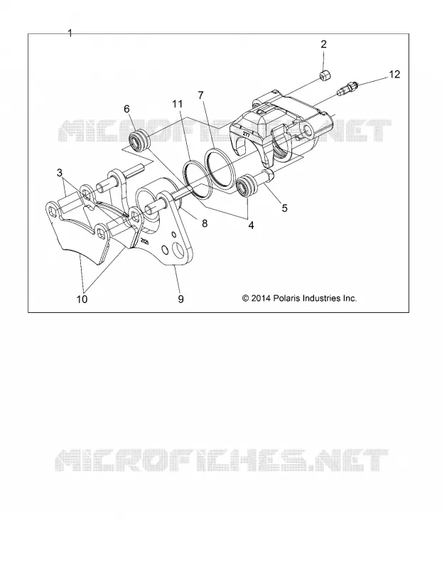 BRAKES, PINZA FRENO DELANTERA