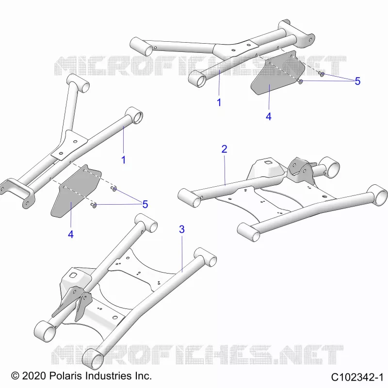 SUSPENSION TRASERA CONTROL ARMS