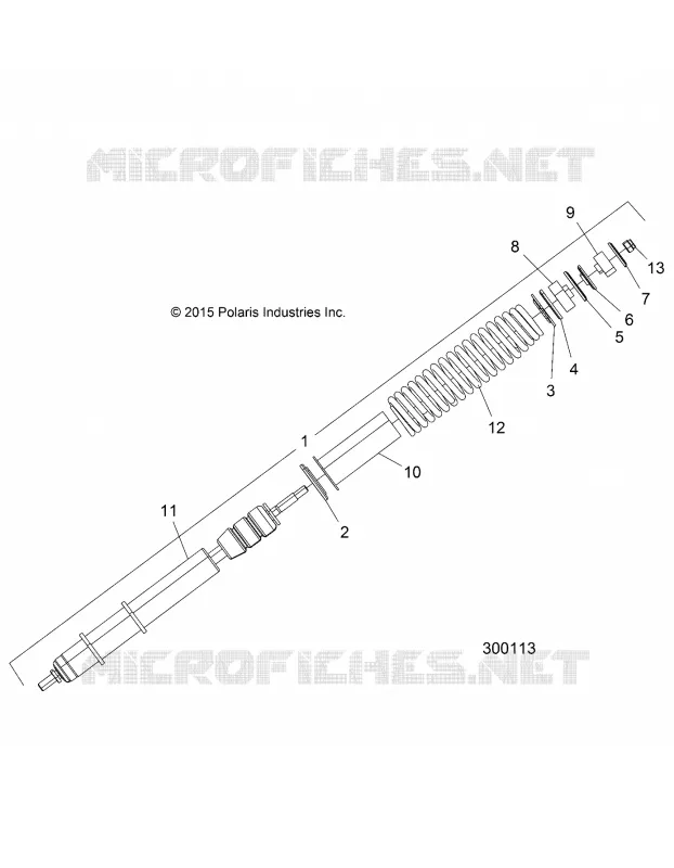 SUSPENSION, PUNTAL DELANTERO