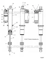 SUSPENSIÃ“N DELANTERA SHOCK INTERNALS