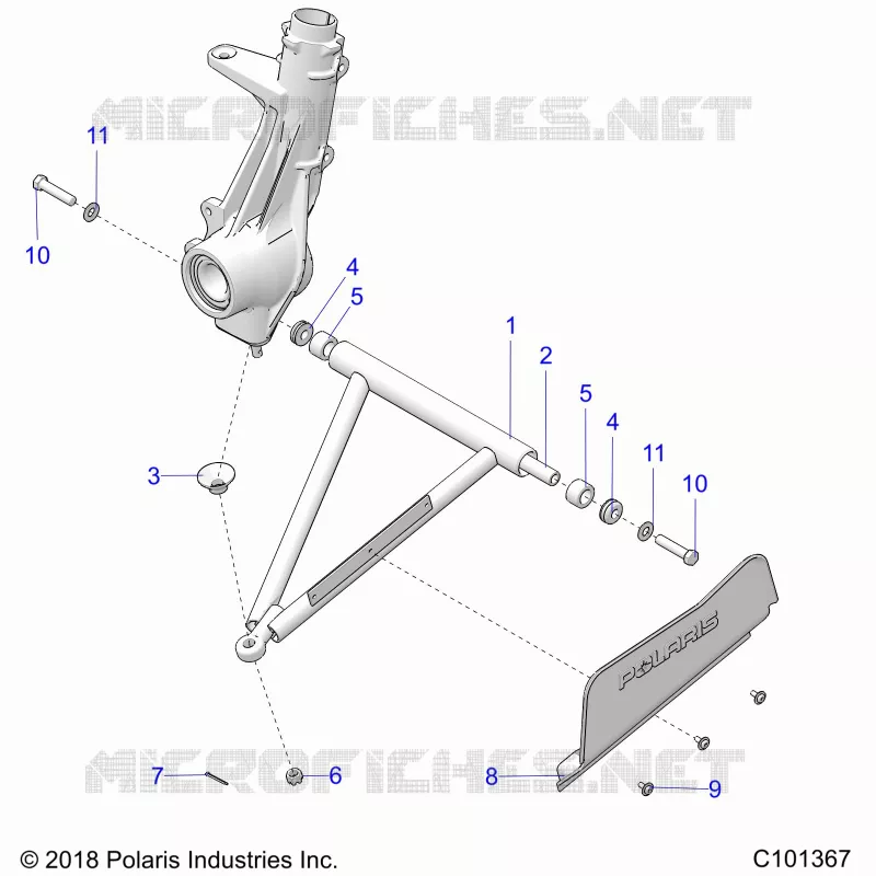 SUSPENSION, A-ARM AND PUNTAL MOUNTING