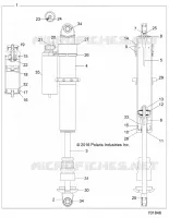 SUSPENSION, SHOCK TRASERO INTERNALS