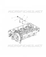 ENGINE, GASOLINA PUMP FITTING COVER