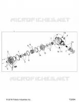 TREN, FRONT GEARCASE INTERNALS