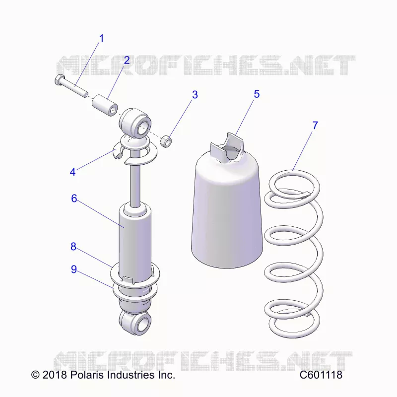 SUSPENSION, CHOQUE FRONTAL TRACK (7043995)