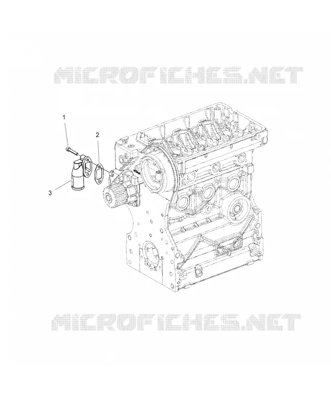 MOTOR, ENTRADA DE AGUA FLANGE