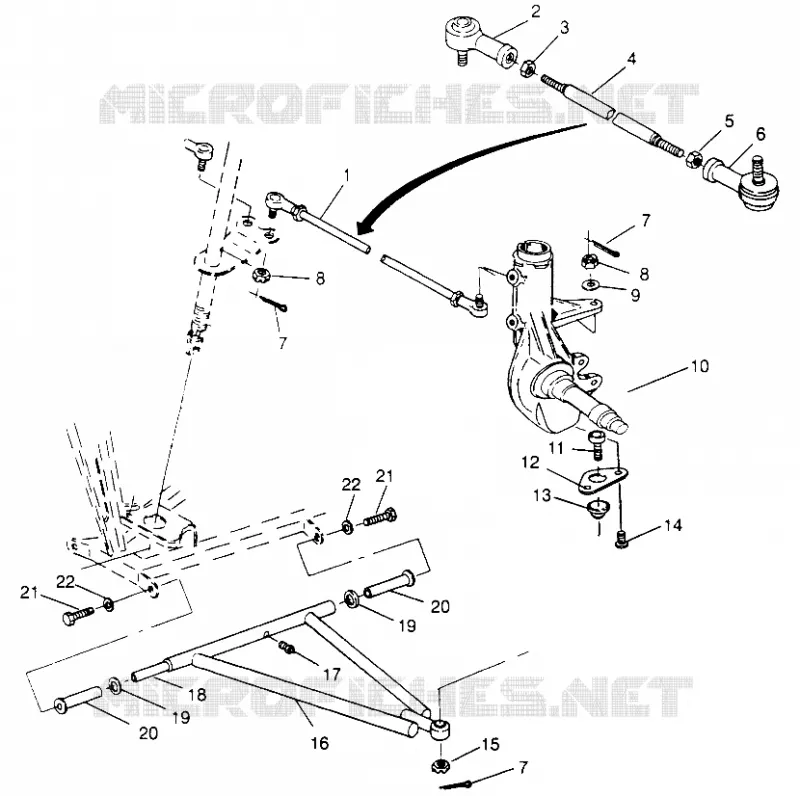 GOBIERNO/A-ARM Trail Boss W968527 (4935883588B006)