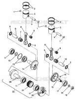 PISTÓN Y CIGÜEÑAL 500 EFI 0963774 AND EUROPEAN 500 EFI E963774 (4936183618C010)