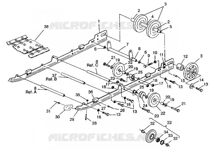 CONJUNTO DE SUSPENSIÓN XLT SP 0940667 (4925022502021A)