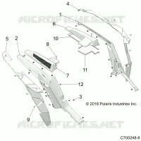 CARROCERÍA POSTERIOR FENDERS AND BEZELS- Z22NAE99FK/NK (C700248-8)
