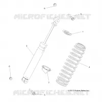 SUSPENSION, SHOCK TRASERO