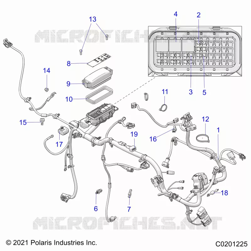 ELECTRICA, WIRE HARNESS AND FUSES