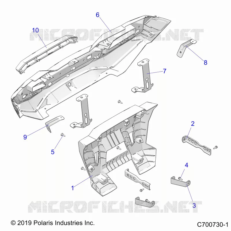 CARROCERÍA POSTERIOR BUMPER