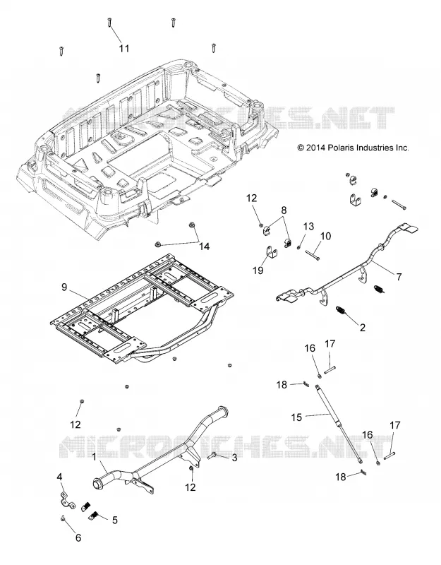 CARROCERÍA POSTERIOR BOX FRAME AND PIVOT