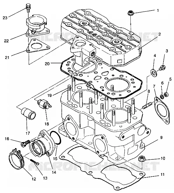 CILINDRO 440 XCR 0941760 (4925182518033A)