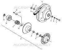 accionado de embrague ASSEMBLY 6X6 350L S938739 (4924362436032A)